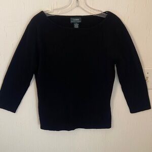 Ralph Lauren Black Wool Blend Knitwear